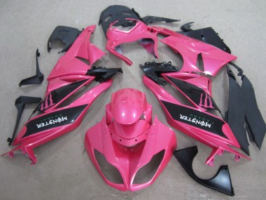 Acquista Carena Moto Kawasaki ZX6R 2009-2012 - Rosa Nero Mostro