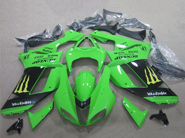 Acquista Carena Moto Kawasaki ZX6R 2007-2008 - Bianco Blu Ninja
