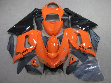 Acquista Kit Carena Moto Kawasaki ZX6R 2005-2006 - Arancia Nero