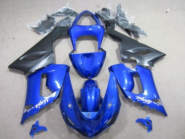 Acquista Carena Moto Kawasaki ZX6R 2005-2006 - Blu Nero Opaco