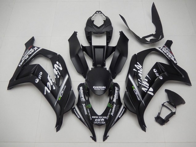 Acquista Carena Moto Kawasaki ZX10R 2016-2020 - Nero Opaco Verde Bianco Mostro Corsa Team Motocard