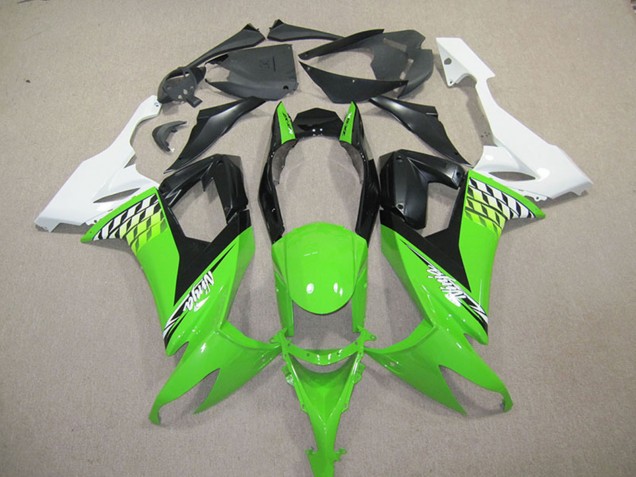 Acquista Kit Carena Moto Kawasaki ZX10R 2008-2010 - Bianco Verde Nero