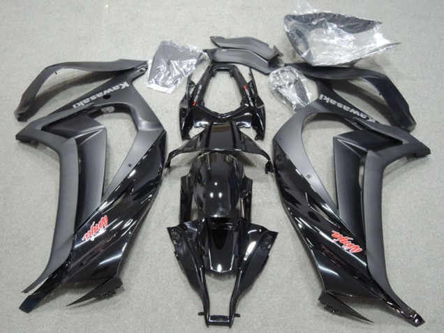 Acquista Carena Moto Kawasaki ZX10R 2011-2015 - Nero Lucido Nero Opaco Rosso Ninja