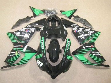 Acquista Carena Moto Kawasaki ZX10R 2004-2005 - Nero Verde C-Shock Mostro