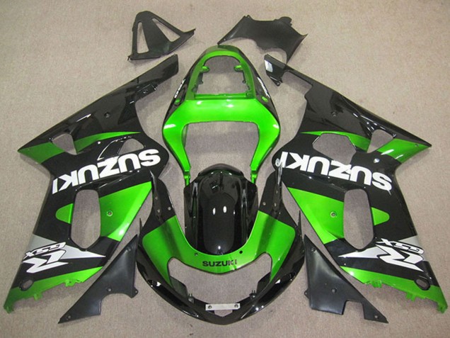 Acquista Carena Moto Suzuki GSXR 600 2001-2003 - Verde Nero Lucido Bianco