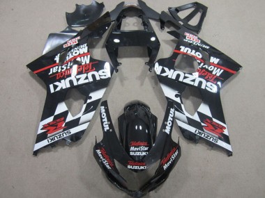 Acquista Carene Moto Suzuki GSXR 600 2004-2005 - Nero Lucido Rosso Bianco Telefonica MoviStar