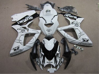 Acquista Carena Moto Suzuki GSXR 600 2006-2007 - Bianco Nero Corona Extra