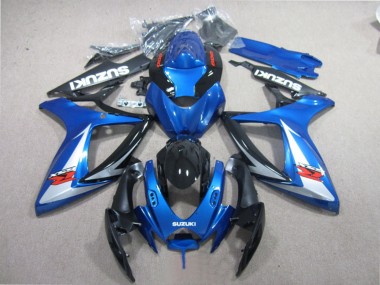 Acquista Carena Moto Suzuki GSXR 600 2006-2007 - Blu Bianco Nero Lucido Rosso