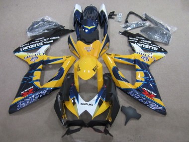 Acquista Carena Moto Suzuki GSXR 600 2008-2010 - Bianco Giallo Blu Alstare Corona Extra