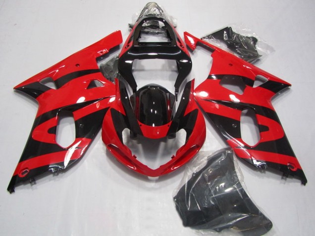 Acquista Carena Moto Suzuki GSXR 750 2001-2003 - Rosso Nero Lucido