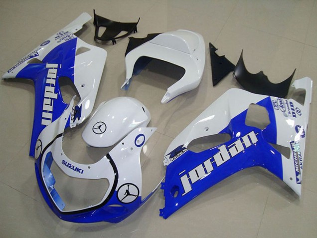 Acquista Carena Moto Suzuki GSXR 750 2001-2003 - Bianco Blu Jordan