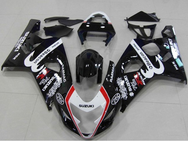 Acquista Carena Moto Suzuki GSXR 750 2004-2005 - Nero Lucido Bianco Rosso Faro