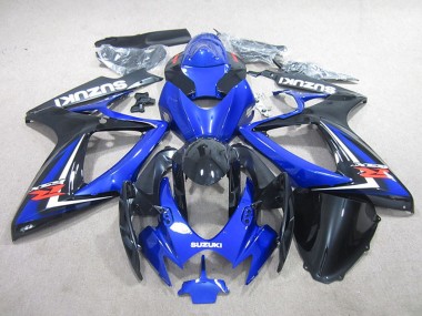 Acquista Carena Moto Suzuki GSXR 750 2006-2007 - Blu Nero Lucido