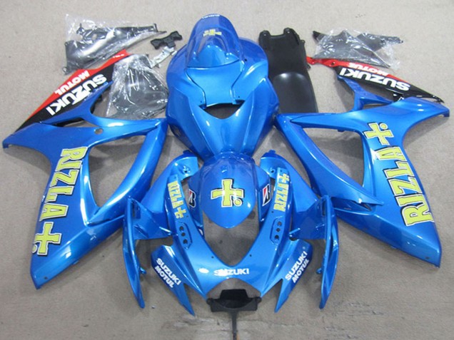 Acquista Carena Moto Suzuki GSXR 750 2006-2007 - Blu Rosso Nero Oro Rizla
