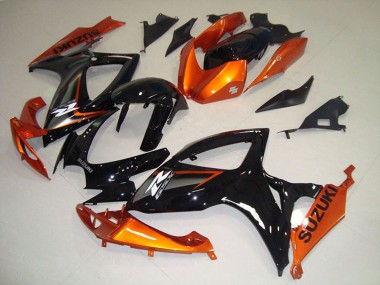 Acquista Carena Moto Suzuki GSXR 750 2006-2007 - Arancia Nero Lucido