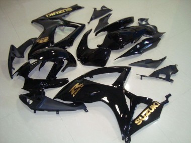 Acquista Carena Moto Suzuki GSXR 750 2006-2007 - Nero Lucido Oro Decal