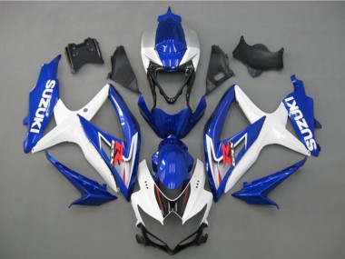 Acquista Carena Moto Suzuki GSXR 750 2008-2010 - Bianco Argento Blu Nero