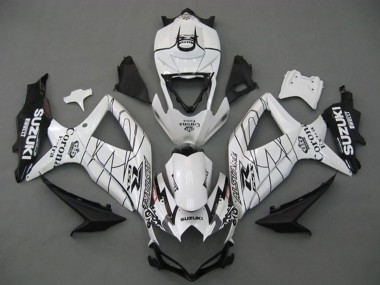 Acquista Carena Moto Suzuki GSXR 750 2008-2010 - Bianco Nero Corona Extra Alstare