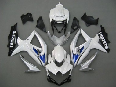 Acquista Carena Moto Suzuki GSXR 750 2008-2010 - Bianco Argento Blu Nero