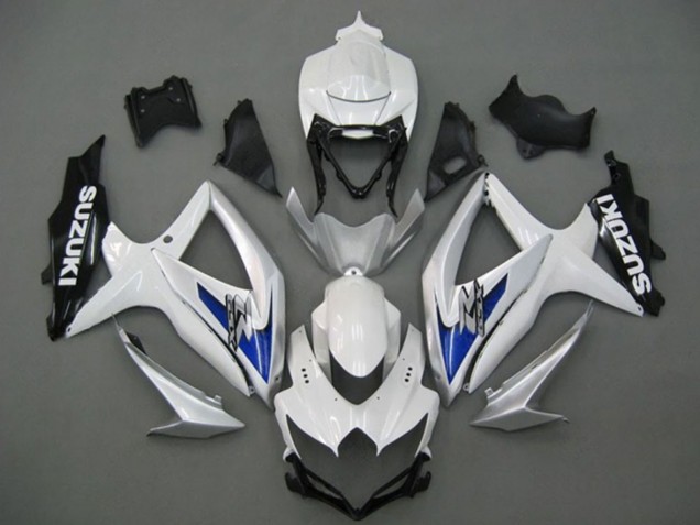 Acquista Carena Moto Suzuki GSXR 750 2008-2010 - Bianco Argento Blu Nero