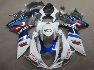Acquista Carena Moto Suzuki GSXR 750 2011-2024 - Bianco Blu Motul