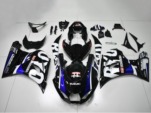 Acquista Carena Moto Suzuki GSXR 1000 2017-2024 - Nero Bianco Blu Motul