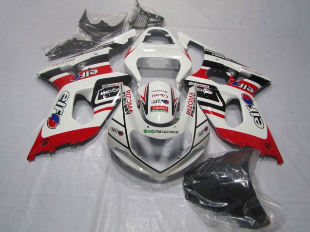 Acquista Carena Moto Suzuki GSXR 1000 2000-2002 - Bianco Rosso Nero Rizoma Playboy
