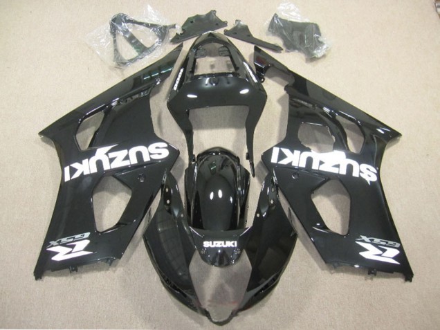 Acquista Carena Moto Suzuki GSXR 1000 2003-2004 - Nero Lucido Bianco Decal