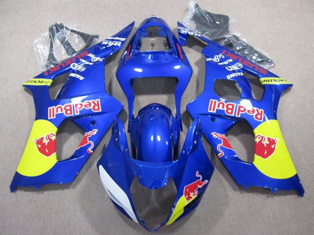 Acquista Carena Moto Suzuki GSXR 1000 2003-2004 - Blu Giallo Red Bull