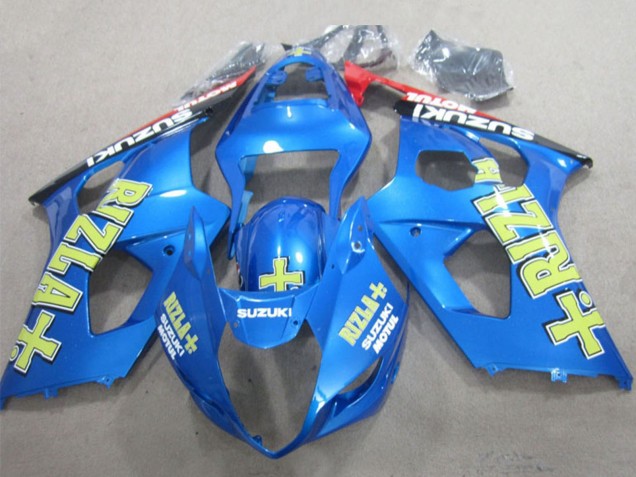 Acquista Carena Moto Suzuki GSXR 1000 2003-2004 - Blu Giallo Nero Rizla