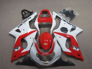 Acquista Carena Moto Suzuki GSXR 1000 2003-2004 - Bianco Rosso