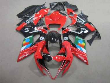 Acquista Carena Moto Suzuki GSXR 1000 2005-2006 - Rosso Nero Blu Bianco Verde