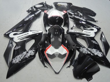 Acquista Carena Moto Suzuki GSXR 1000 2005-2006 - Nero Lucido Bianco Rosso Faro