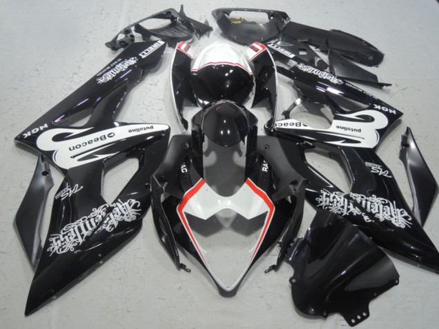 Acquista Carena Moto Suzuki GSXR 1000 2005-2006 - Nero Lucido Bianco Rosso Faro
