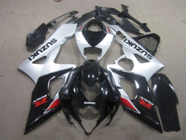 Acquista Carena Moto Suzuki GSXR 1000 2005-2006 - Nero Lucido Argento Rosso