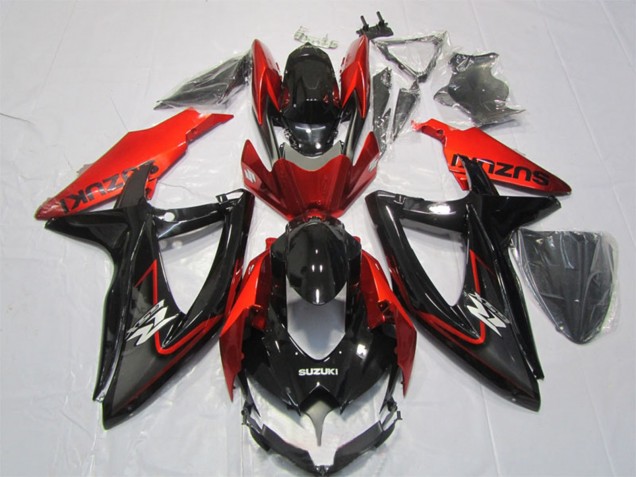 Acquista Carena Moto Suzuki GSXR 1000 2007-2008 - Nero Lucido Rosso