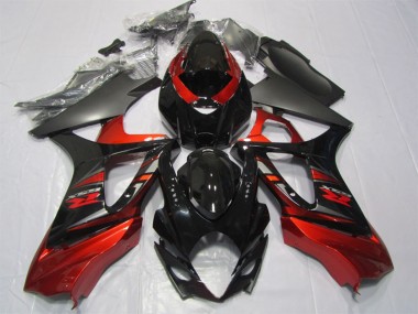 Acquista Kit Carena Moto Suzuki GSXR 1000 2007-2008 - Rosso Nero Lucido