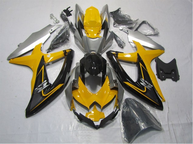 Acquista Kit Carena Moto Suzuki GSXR 1000 2007-2008 - Giallo Argento Nero