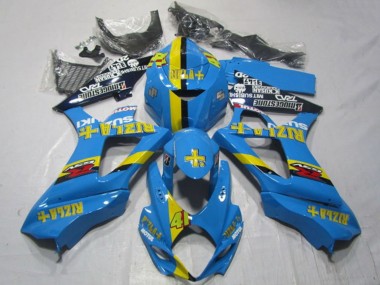 Acquista Carena Moto Suzuki GSXR 1000 2007-2008 - Blu Giallo Nero Rizla 41
