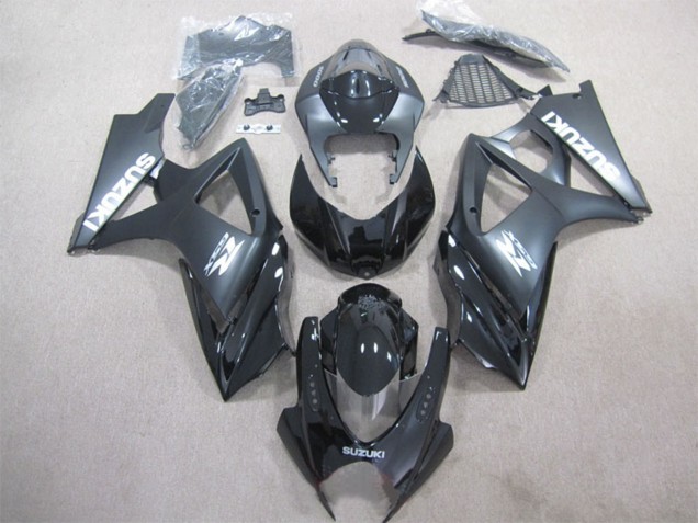 Acquista Kit Carena Moto ABS Suzuki GSXR 1000 2007-2008 - Nero Lucido Nero Opaco