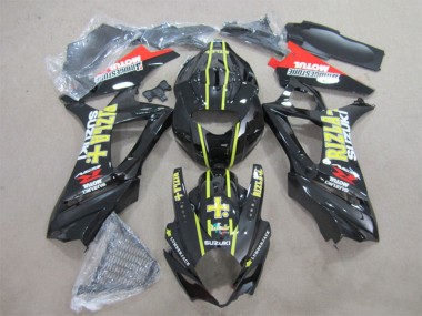 Acquista Carena Moto Suzuki GSXR 1000 2007-2008 - Nero Lucido Giallo Rosso Rizla