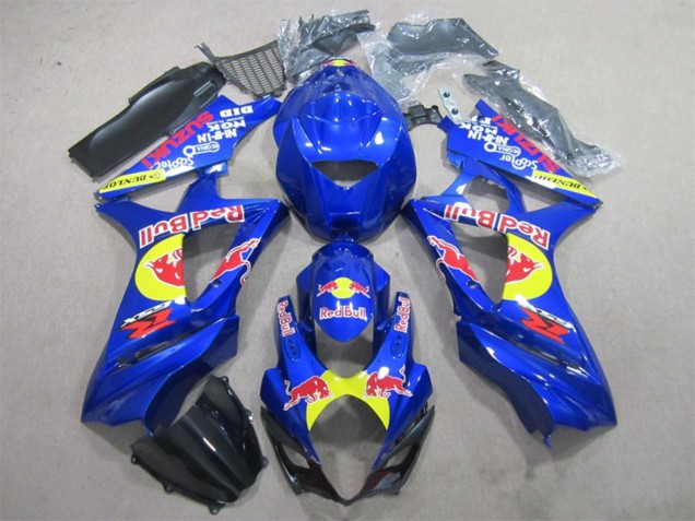 Acquista Carena Moto Suzuki GSXR 1000 2007-2008 - Blu Giallo Nero Red Bull