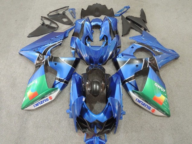 Acquista Carena Moto Suzuki GSXR 1000 2009-2016 - Blu Verde JOMO
