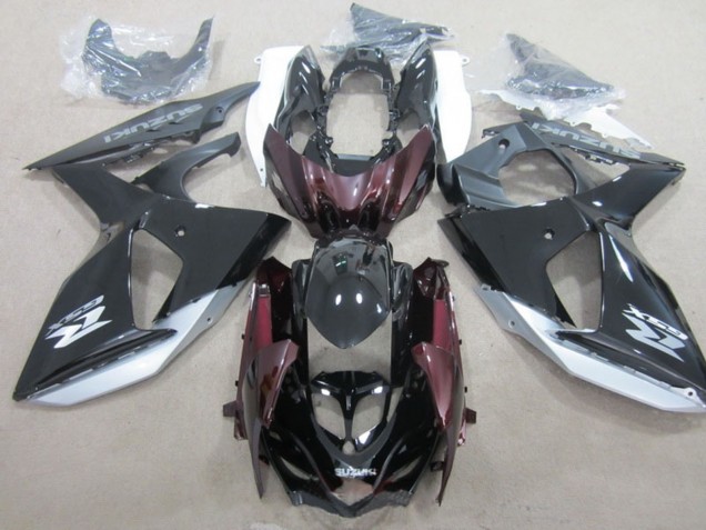 Acquista Carena Moto Suzuki GSXR 1000 2009-2016 - Nero Lucido Argento