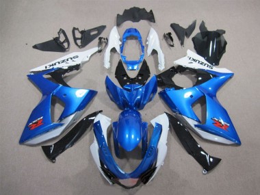 Acquista Kit Carena Moto Completo Suzuki GSXR 1000 2009-2016 - Bianco Blu Nero
