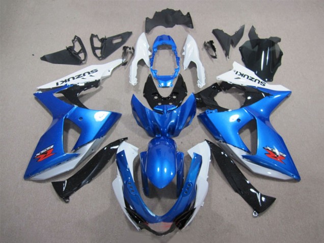 Acquista Kit Carena Moto Completo Suzuki GSXR 1000 2009-2016 - Bianco Blu Nero