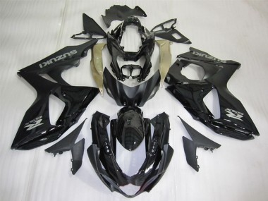 Acquista Carena Moto Suzuki GSXR 1000 2009-2016 - Nero Lucido Argento Decal