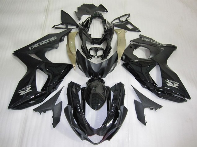 Acquista Carena Moto Suzuki GSXR 1000 2009-2016 - Nero Lucido Argento Decal