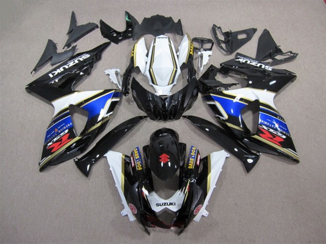 Acquista Carena Moto Suzuki GSXR 1000 2009-2016 - Bianco Blu Nero Dark Dog