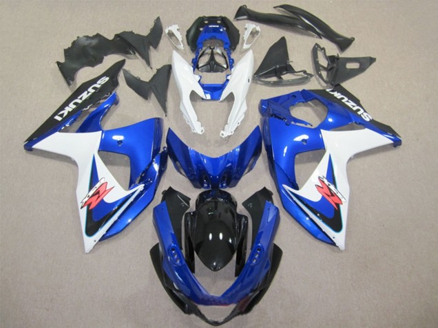 Acquista Carena ABS Suzuki GSXR 1000 2009-2016 - Bianco Blu Nero